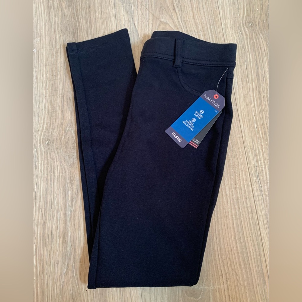 NWT Girls Nautica Navy Jeggings